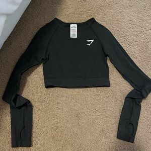 Gymshark VITAL SEAMLESS 2.0 LONG SLEEVE CROP TOP
